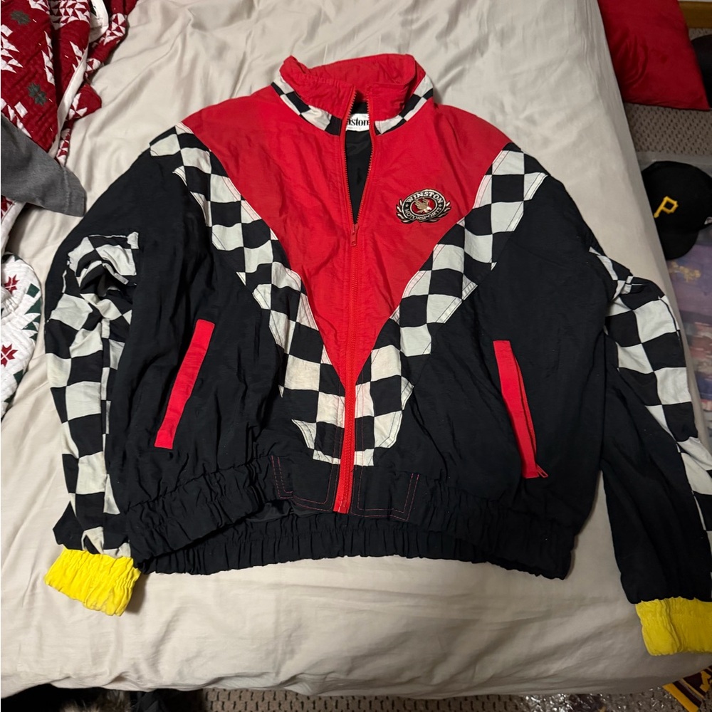 Vintage Winston MotorsportsCheckered Jacket